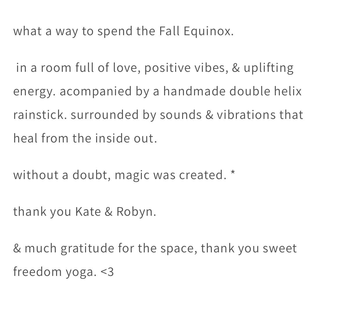 Fall Equinox Sound Bath at Sweet Freedom Yoga 09.21.25