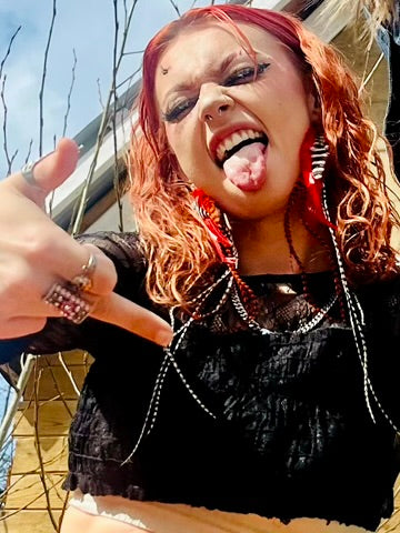 'IN SPITE OF YOU' earrings