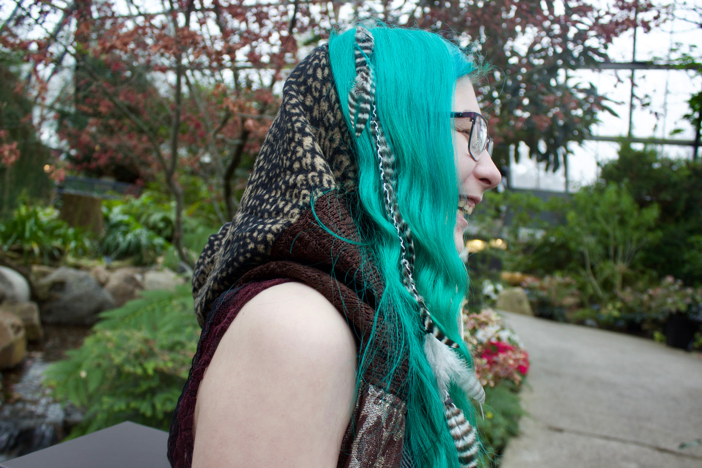 the 'OG' feather hair clip