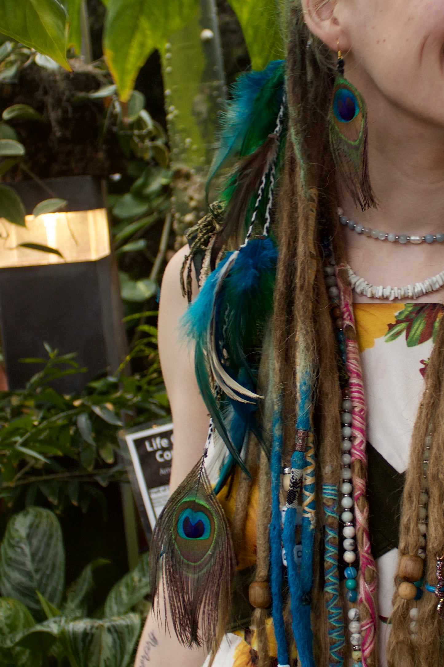 the 'Find Your Fearless' feather hair clip
