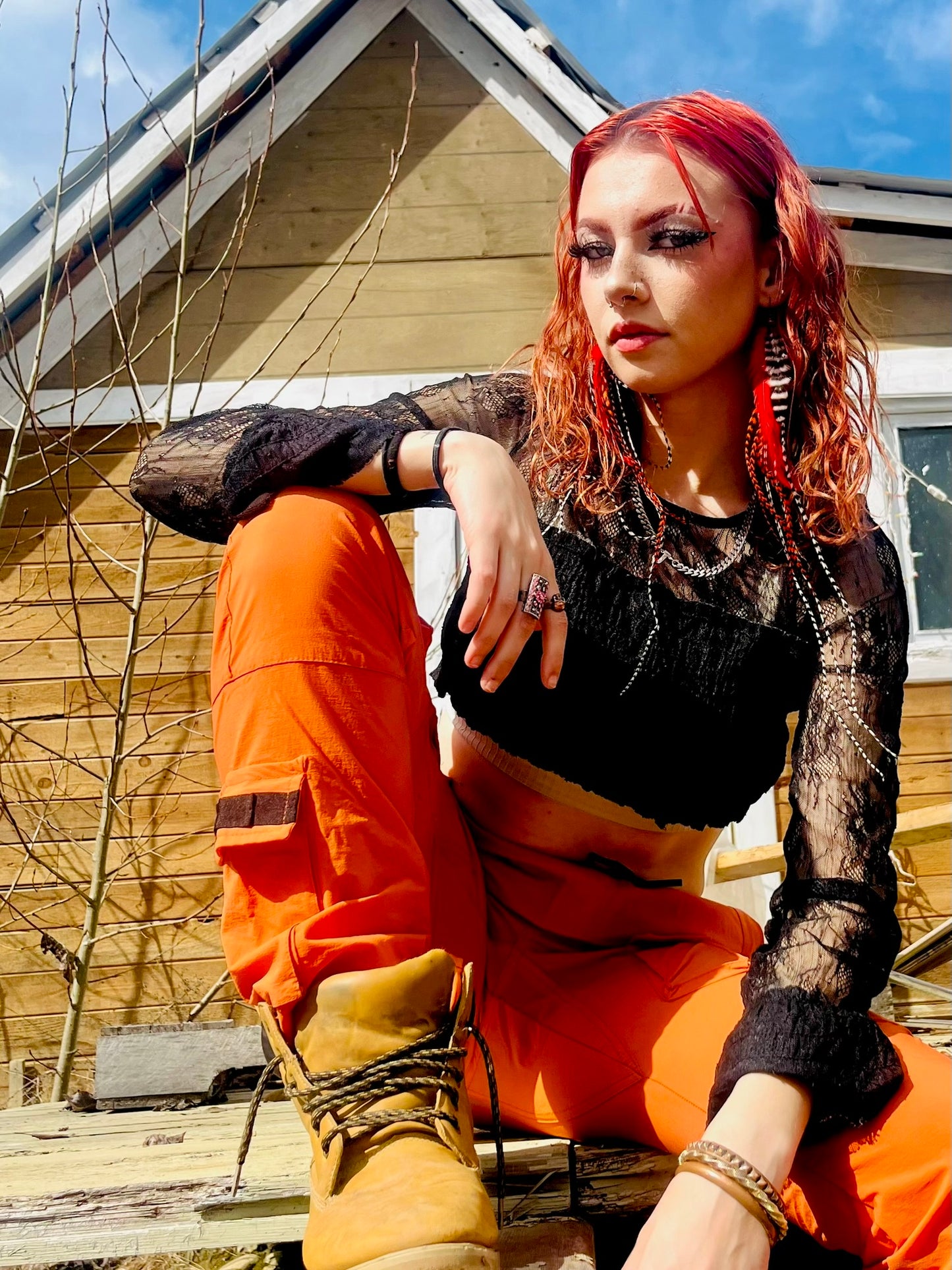 'IN SPITE OF YOU' earrings