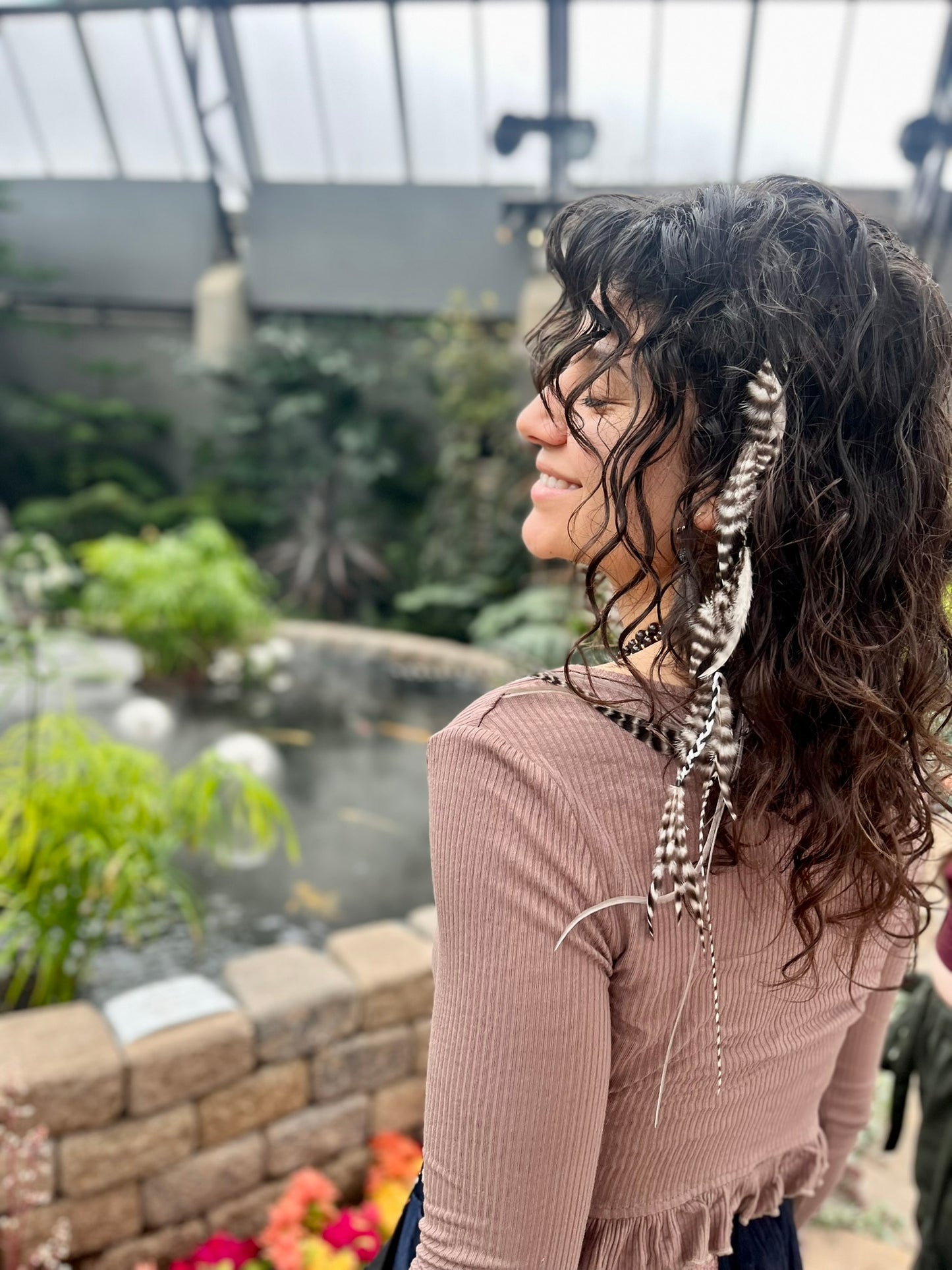 the 'OG' feather hair clip