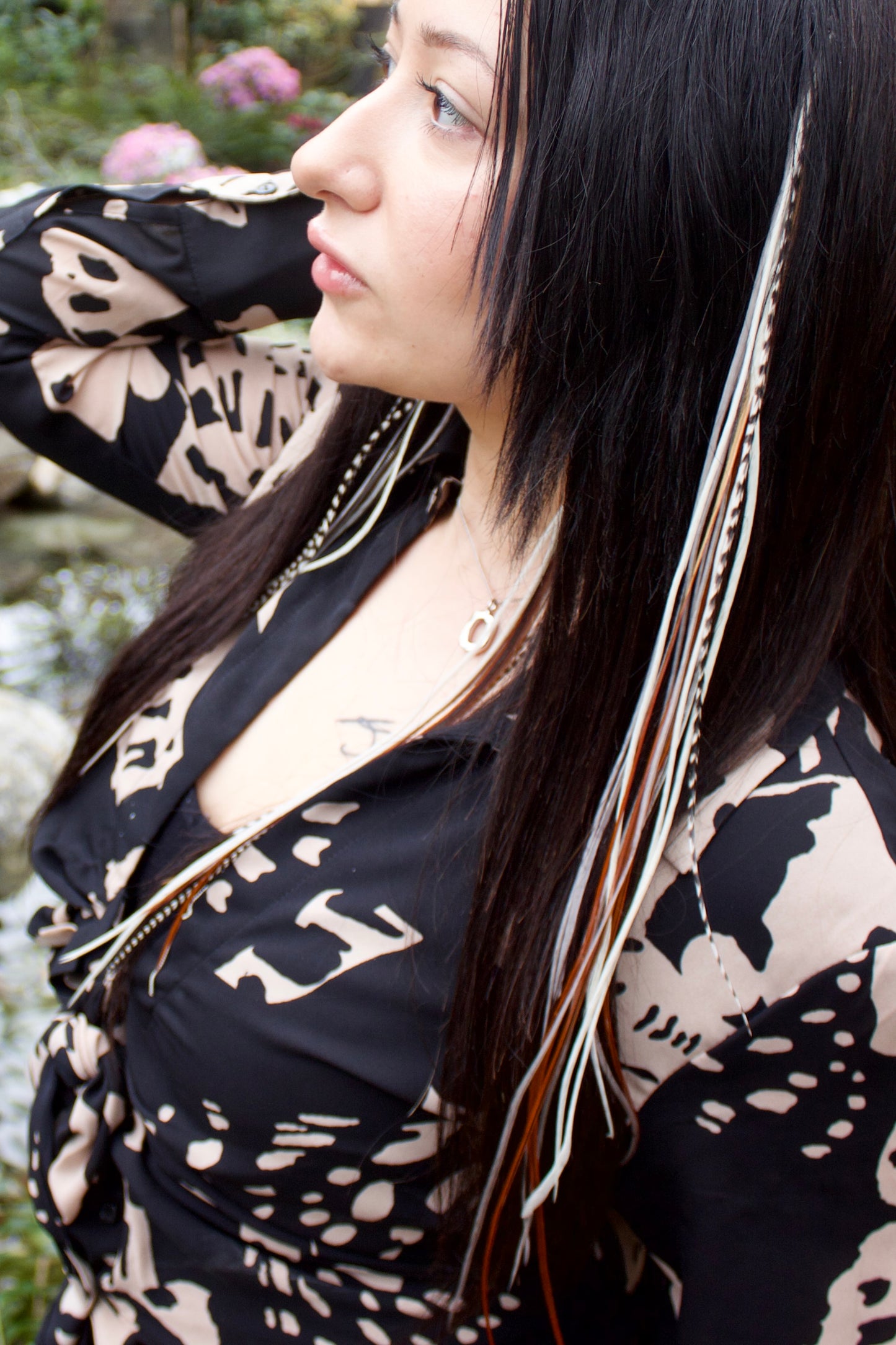 the 'Touch of Class' feather hair clip